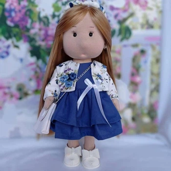 Интерьерная текстильная кукла ручной работы Арина Hand Made