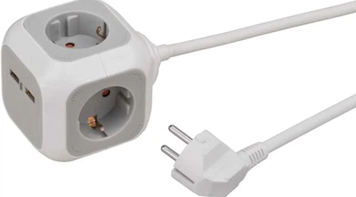 Przedłużacz Brennenstuhl ALEA-Power 2 USB, 4 gniazda 1.4 m (1150100)