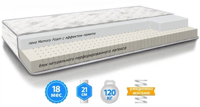 Матрас Orthopedic BALANCE DUO беспружинный ортопедический