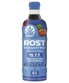 Органо-минеральное удобрение Rost Концентрат 15-7-7 0,3л, Восор