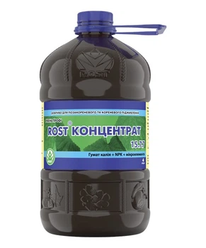 Органо-минеральное удобрение Rost Концентрат 15-7-7 4л, Восор