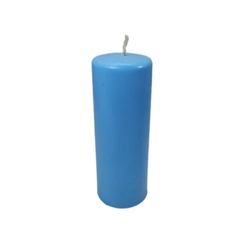 Свеча декоративная 5candles Цилиндр 3,5х10 см восковая голубая 2шт