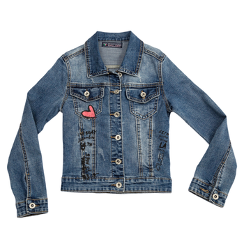 Куртка джинс для девочки Gallant Jeans 87327 152 см Синий