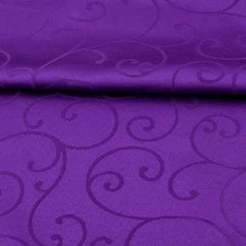 Жаккард скатертный завитки фиолетовый, ш.320 (33114.045)