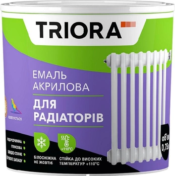 Эмаль TRIORA акриловая для радиаторов отопления 0.75 л (4823048015333)
