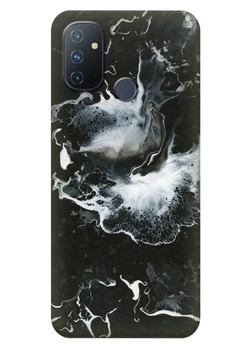 Силиконовый чехол ПринтОК для OnePlus Nord N100 - Всплеск мрамора