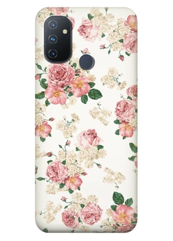 Силиконовый чехол ПринтОК для OnePlus Nord N100 - Букеты цветов