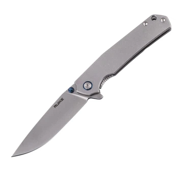 Нож складной туристический Ruike P801-SF, (8.6 см) 14C28N / 3cr14n серый