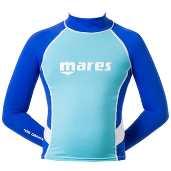 Реглан солнцезащитный Mares Rash Guard Junior детский (сине-голубой) 12-13 лет (412500.BL.XL)