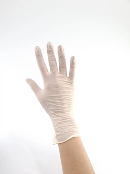Перчатки Medicom SafeTouch Латексные медицинские опудренные Размер М 100шт Белые