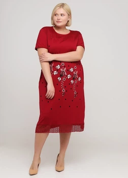 Платье Romeo Life 2XL красное 7284-06