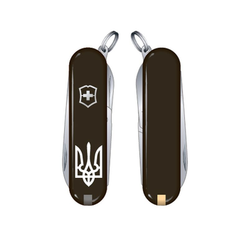 Ніж Victorinox Classic Sd Ukraine чорний (Vx06223.3R1)