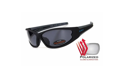 Темные очки с поляризацией BluWater Daytona-4 polarized (gray) (4ДЕЙТ4-20П)
