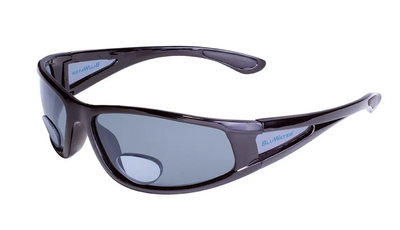 Бифокальные очки с поляризацией BluWater Bifocal-3 (+2.0) polarized (gray) (4БИФ3-20П20)