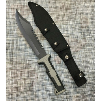 Охотничий нож 395 мм антибликовый GR 180 c фиксированным клинком