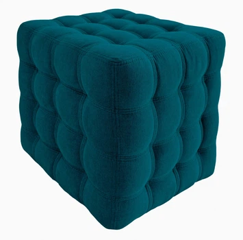 Пуфик Матильда Richman 40 x 40 x 45Н Fibril 26 Бірюзовий