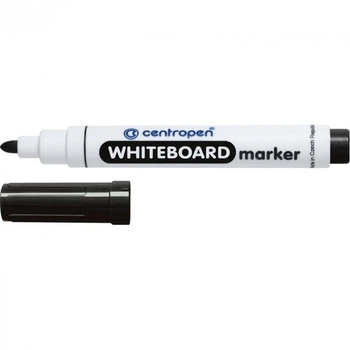 Маркер Centropen WhiteBoard 2.5 мм круглый Черный (01843) Art. 8559