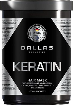 Крем-маска для волос Dallas Keratin Professional Treatment с кератином и экстрактом молочного протеина 1 л (4260637723246)