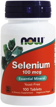 Селен Now Foods SELENIUM 100 мкг 100 таблеток (733739014801)