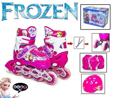 Набор роликов COMBO DISNEY FROZEN L (35-38) с набором защиты в коробке (1172502856L)