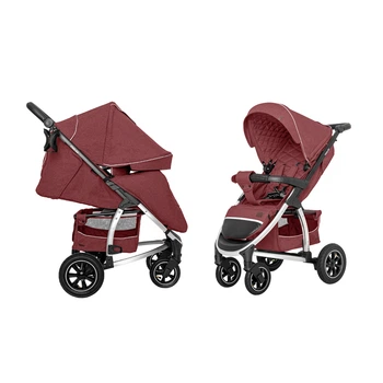 Коляска прогулянкова Carrello Vista CRL-5511 Ruby Red з підсклянником + дощовик L та чохол на ніжки