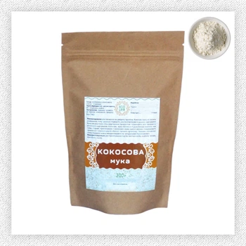 Мука кокосовая 200 г Ecoliya