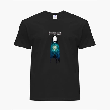 Футболка женская Унесённые призраками Безликий Бог Каонаси (Spirited Away Faceless God Kaonashi) (8976-2831-2) M Черная
