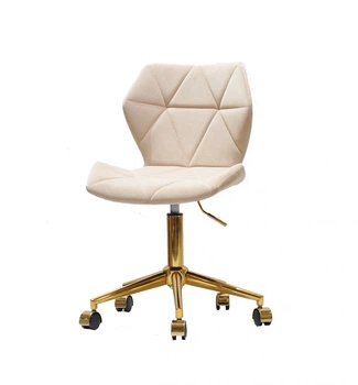 Офісне крісло Onder Mebli TORINO Б-Т МОЛОЧНИЙ В-1020 GD - MODERN OFFICE