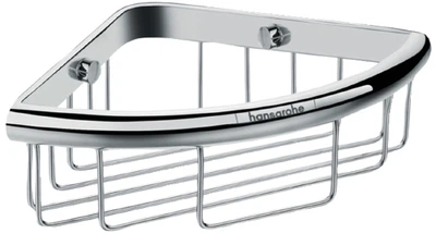 Полка (полочка) угловая для ванной HANSGROHE Logis 41710000