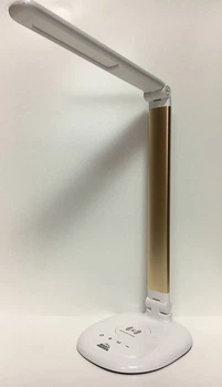 Настольная лампа Right Hausen LED 9W SHINE белая+золото 24.5.23.8