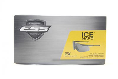 Окуляри захисні балістичні ESS ICE 2X NARO (740-0001)