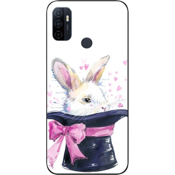 Чехол силиконовый SMTT для OPPO A53 с картинкой Кролик