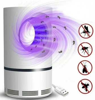 Лампа электроловушка уничтожитель комаров и насекомых Mosquito Killer Lamp USB