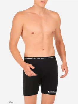 Трусы-шорты мужские Enrico Coveri ЕВ1000Long 2XL Черные (ROZ6205031637)