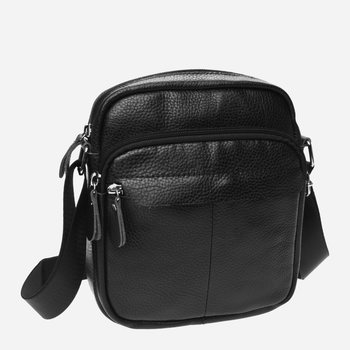 Мужская сумка кожаная Laras K100082 Black (ROZ6300004275)