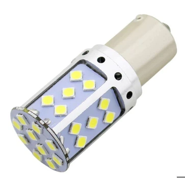 Світлодіодна лампа з цоколем 1156 BA15s P21W 35 SMD 3030 12V з обманкою Білий(11820)