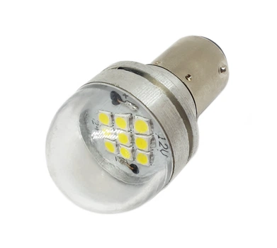 Светодиодная лампа с цоколем 1157 BAY15d&nbsp;P21/5W 9 SMD 2835 9W 12-24V Белая Сделано в Украине! Avtoexpect (57570)