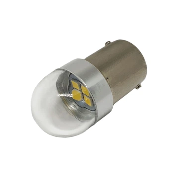 Светодиодная лампа с цоколем 1156 BA15s P21W 4SMD 2835 12-24V Белая 4W Avtoexpect (57407)