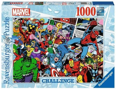 Пазл Ravensburger Marvel Avengers Challenge Виклик Месників 1000 шт. (‎165629)