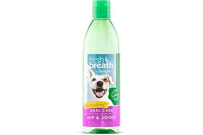 Добавка в воду с глюкозамином для собак и кошек TropiClean Fresh Breath Water Additive Hip & Joint 473 мл (645095001541)