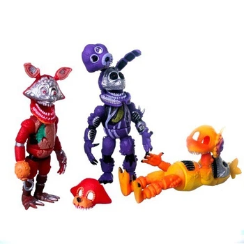 Набір фігурок з Фредді Five Nights at Freddys The Twisted Ones 3 шт (208006)