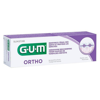 Зубная паста GUM Ortho 75 мл для людей, которые носят брекеты