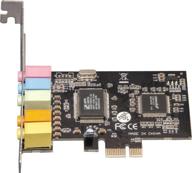 Звуковая карта Frime C-Media CMI8738+ASM1083 4 канала PCI-E x1 (SCF-CMI8738-4CH.LP)