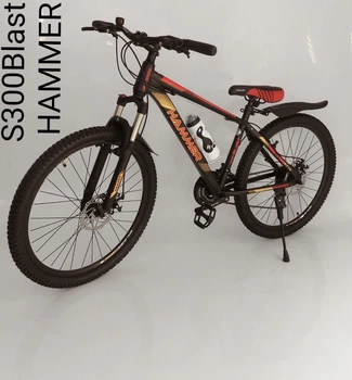 Горный Подростковый Велосипед S300 BLAST-БЛАСТ 27.5’’ Чёрно-Золотой Япония Shimano