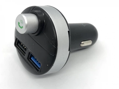 Автомобильный Bluetooth трансмиттер FM-модулятор X12 (черный с серебром)
