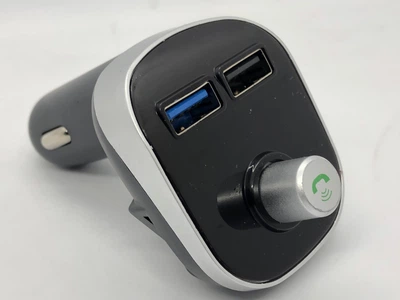 Автомобильный Bluetooth трансмиттер FM-модулятор X15 (черный с серебром)