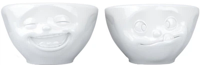 Zestaw miseczek Tassen Śmiech i Pyszności porcelanowych 2 x 100 ml (4250255858963)