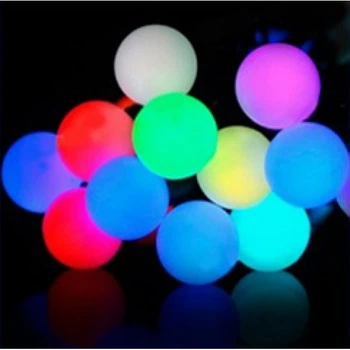 Гирлянда светодиодная HLV Лампочки цоколь 20 LED цветная мульти 3.5 м