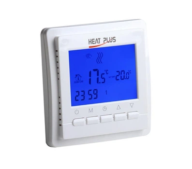 Терморегулятор для теплого пола програмируеммый Heat Plus BHT-306 Белый