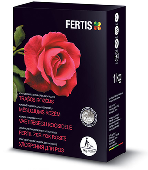Добриво для троянд NPK 12-8-16+ME 1 кг FERTIS